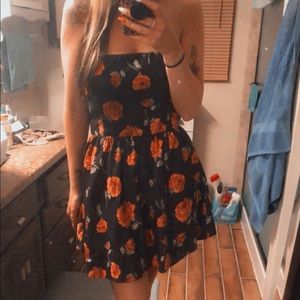 Strapless dress
